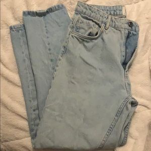 ZARA LIGHT WASH MOM JEANS authentic TRF s/m